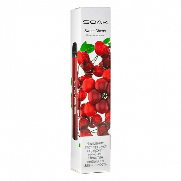 SOAK X - Sweet Cherry (Сладкая Черешня, 2200 затяжек) купить в Владивостоке