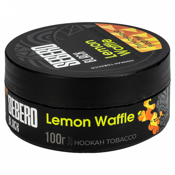 Табак Sebero Black - Lemon Waffle (Лимонные Вафли, 100 грамм) купить в Владивостоке
