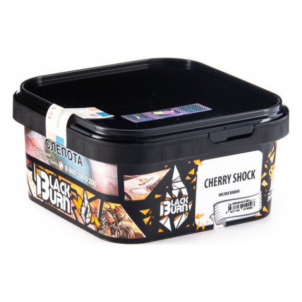 Табак BlackBurn - Cherry Shock (Кислая Вишня, 200 грамм) купить в Владивостоке