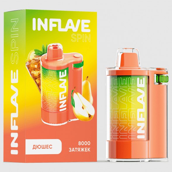 INFLAVE SPIN - Дюшес (8000 затяжек) купить в Владивостоке