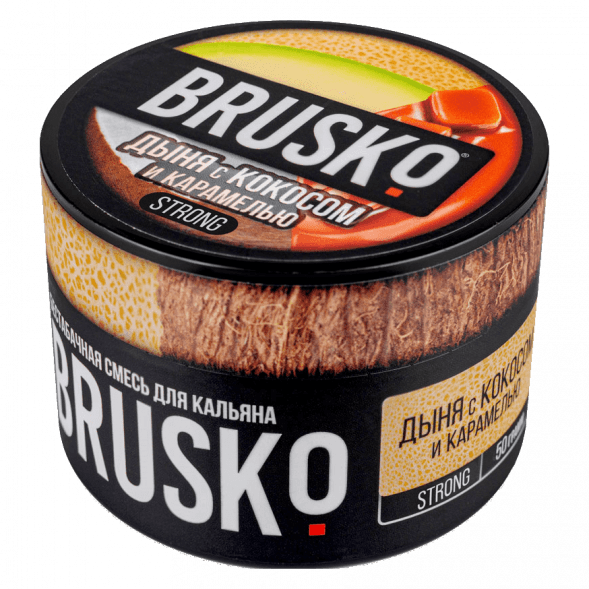 Смесь Brusko Strong - Дыня с Кокосом и Карамелью (50 грамм) купить в Владивостоке