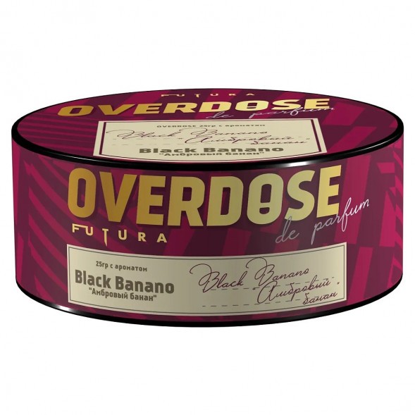 Табак Overdose - Black Banano (Амбровый Банан, 25 грамм) купить в Владивостоке