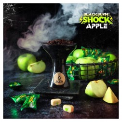 Табак BlackBurn - Apple Shock (Кислое Яблоко, 100 грамм)