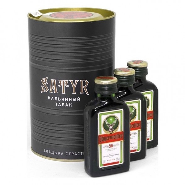 Табак Satyr Platinum - Jagermeister Limited Edition (Егермейстер Лимитед, 100 грамм) купить в Владивостоке