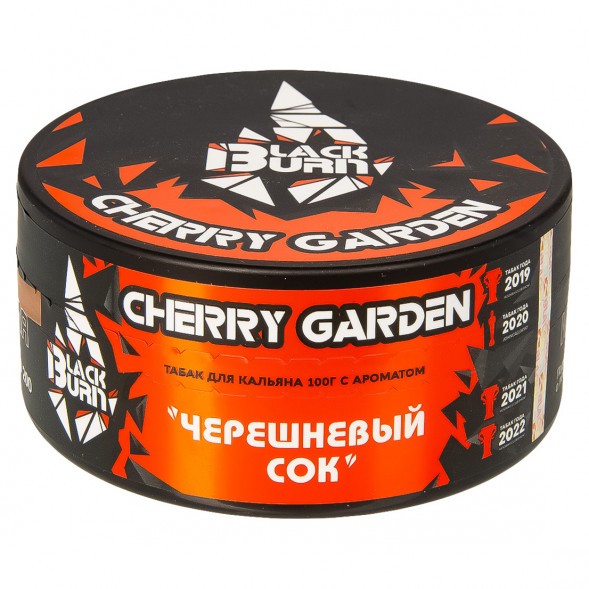 Табак BlackBurn - Cherry Garden (Черешневый Сок, 100 грамм) купить в Владивостоке