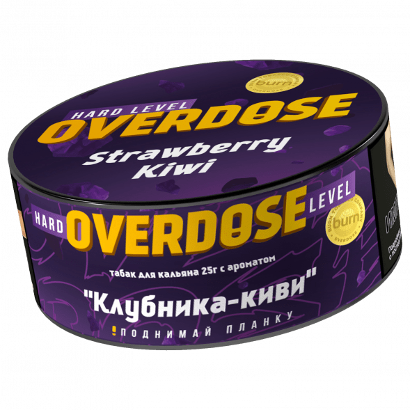 Табак Overdose - Strawberry Kiwi (Клубника и Киви, 25 грамм) купить в Владивостоке