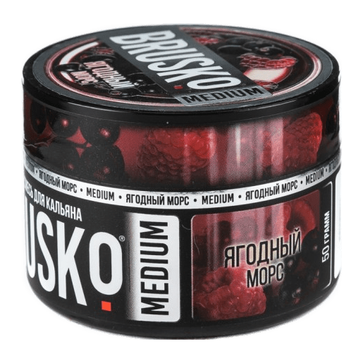 Смесь Brusko Medium - Ягодный Морс (50 грамм) купить в Владивостоке
