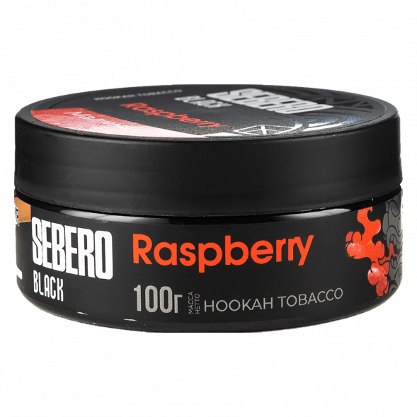 Табак Sebero Black - Raspberry (Малина, 100 грамм) купить в Владивостоке