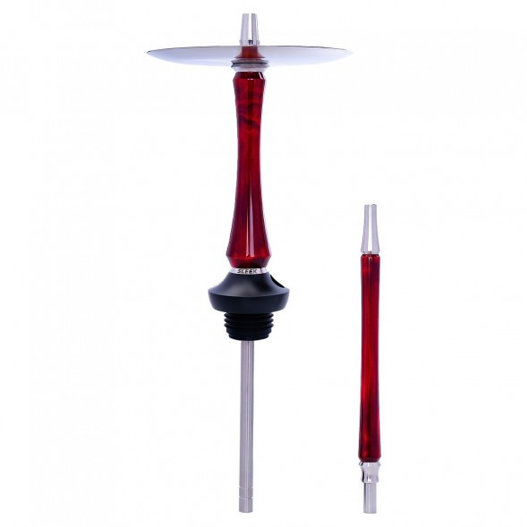 Кальян UNION - Sleek Акрил (Красный, Без Колбы) купить в Владивостоке