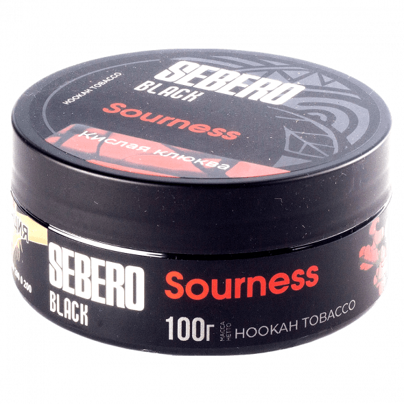 Табак Sebero Black - Sourness (Кислая Клюква, 100 грамм) купить в Владивостоке