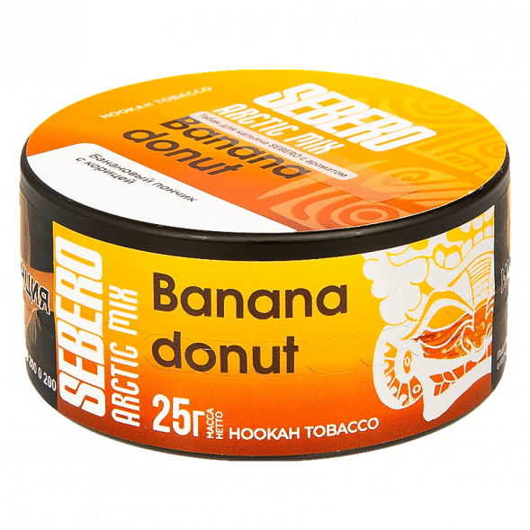 Табак Sebero Arctic Mix - Banana Donut (Банана Донат, 25 грамм) купить в Владивостоке