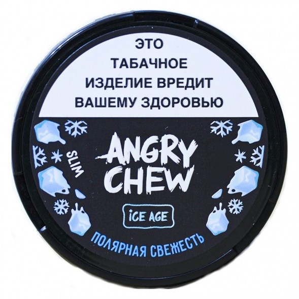 Табак жевательный Angry Chew Slim Medium - Полярная Свежесть (12 грамм) купить в Владивостоке