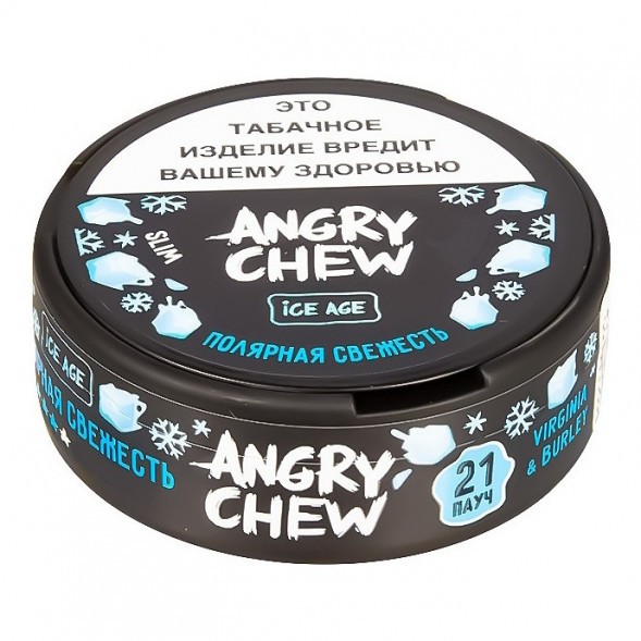 Табак жевательный Angry Chew Slim Medium - Полярная Свежесть (12 грамм) купить в Владивостоке
