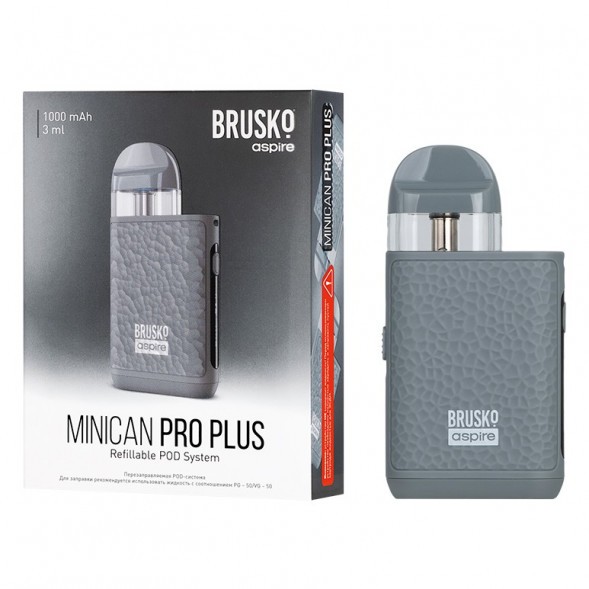 Электронная сигарета Brusko - Minican PRO Plus (Серый) купить в Владивостоке