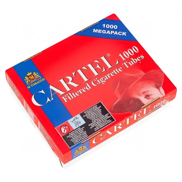 Гильзы сигаретные Cartel - 84x15 мм (1000 штук) купить в Владивостоке