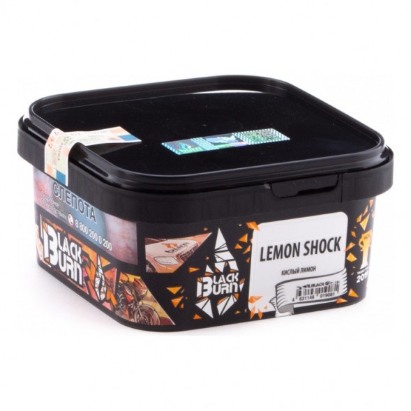 Табак BlackBurn - Lemon Shock (Кислый Лимон, 200 грамм) купить в Владивостоке