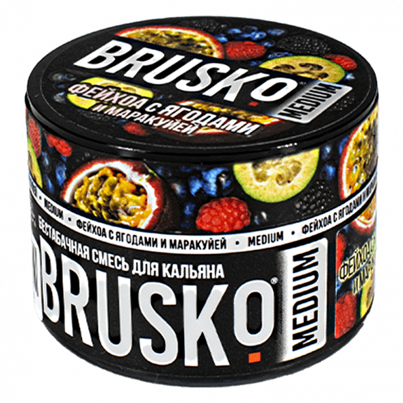 Смесь Brusko Medium - Фейхоа с Ягодами и Маракуйей (50 грамм) купить в Владивостоке