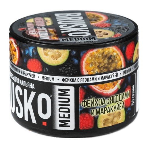 Смесь Brusko Medium - Фейхоа с Ягодами и Маракуйей (50 грамм) купить в Владивостоке