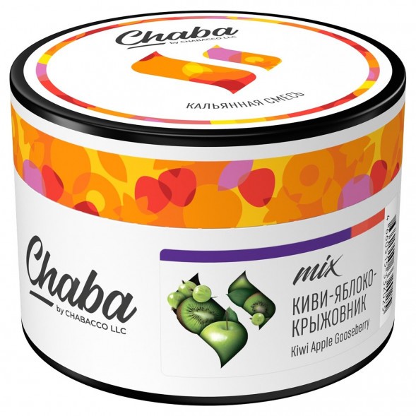 Смесь Chaba Mix - Kiwi Apple Gooseberry (Киви, Яблоко, Крыжовник, 40 грамм) купить в Владивостоке