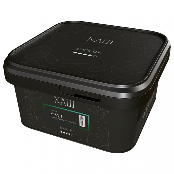 Табак NАШ BLACK - Урал (Можжевельник, Ягоды, Мята, 200 грамм) купить в Владивостоке