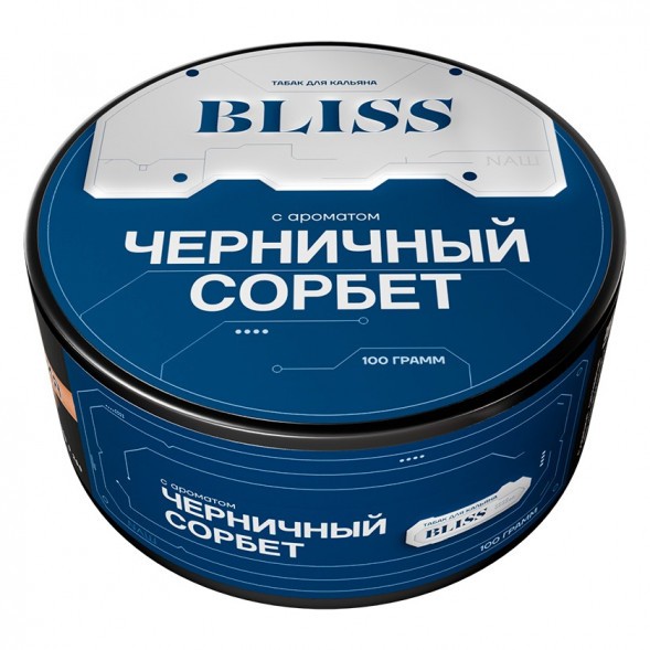 Табак Bliss - Черничный Сорбет (100 грамм) купить в Владивостоке