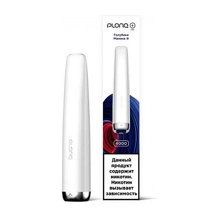 PLONQ PLUS PRO - Голубика Малина (Blueberry Raspberry, 4000 затяжек) купить в Владивостоке