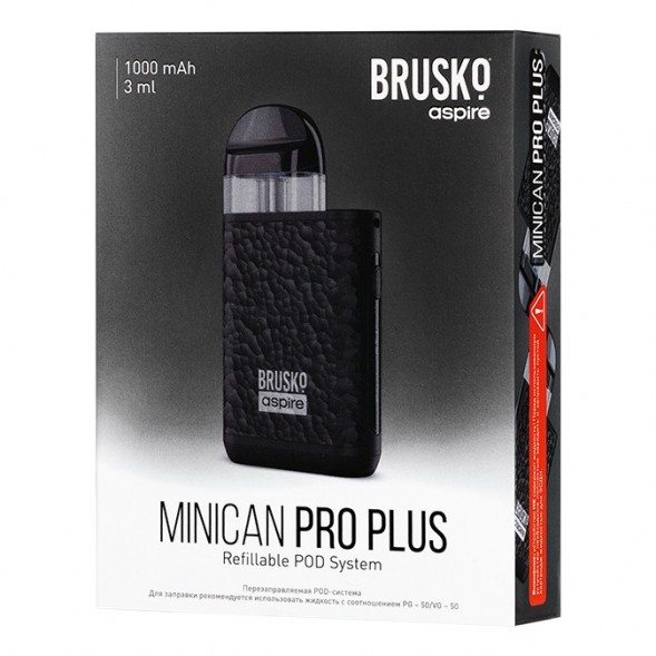 Электронная сигарета Brusko - Minican PRO Plus (Черный) купить в Владивостоке
