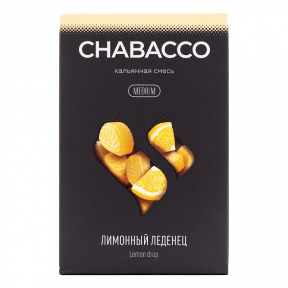 Смесь Chabacco MIX MEDIUM - Lemon Drop (Лимонный Леденец, 50 грамм) купить в Владивостоке