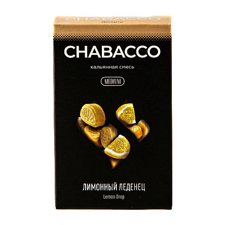 Смесь Chabacco MIX MEDIUM - Lemon Drop (Лимонный Леденец, 50 грамм) купить в Владивостоке