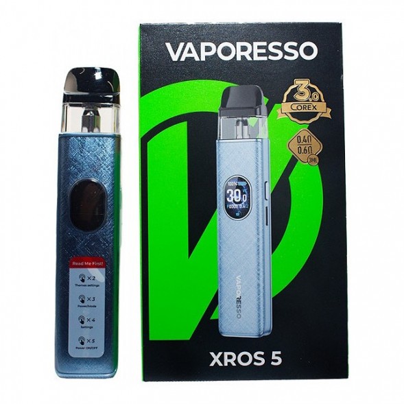 Электронная сигарета Vaporesso XROS 5 - Blue Silk купить в Владивостоке
