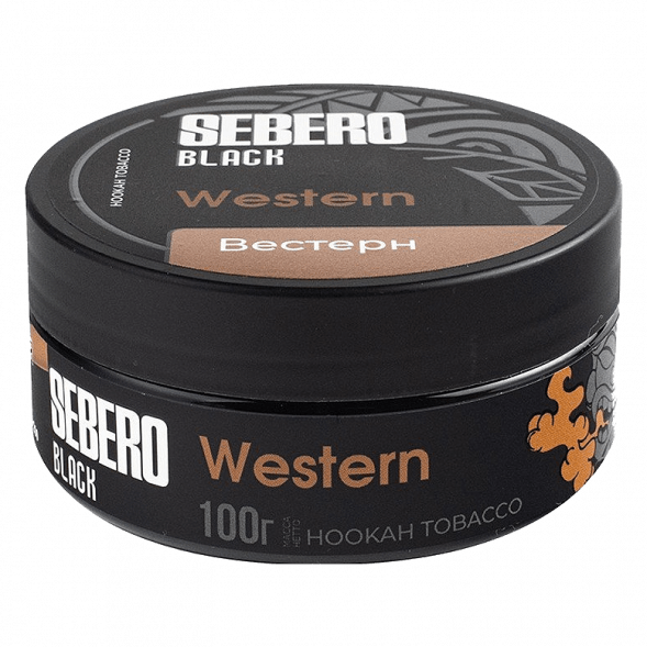 Табак Sebero Black - Western (Вестерн, 100 грамм) купить в Владивостоке