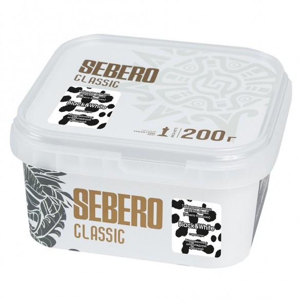 Табак Sebero - Black&amp;White (Мороженое с Шоколадной Крошкой, 200 грамм) купить в Владивостоке
