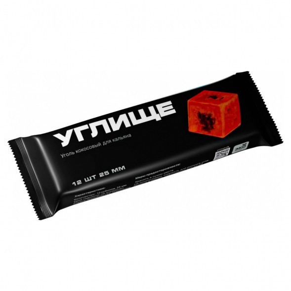 Уголь Углище (25 мм, 12 кубиков) купить в Владивостоке