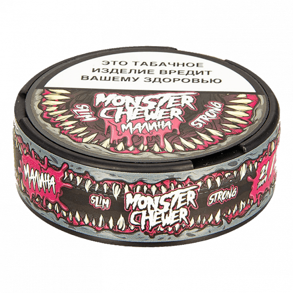 Табак жевательный Monster Chewer - Малина (10 грамм) купить в Владивостоке