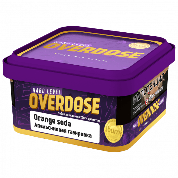 Табак Overdose - Orange Soda (Апельсиновая Газировка, 200 грамм) купить в Владивостоке