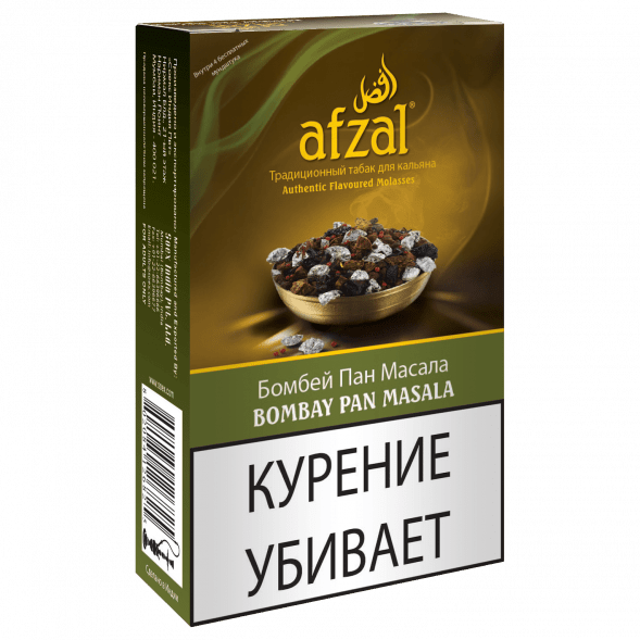 Табак Afzal - Bombay Pan Masala (Бомбейские Специи, 40 грамм) купить в Владивостоке