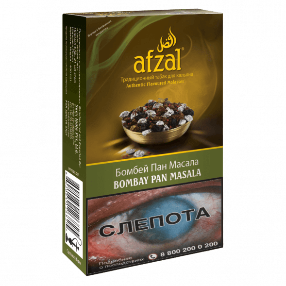Табак Afzal - Bombay Pan Masala (Бомбейские Специи, 40 грамм) купить в Владивостоке