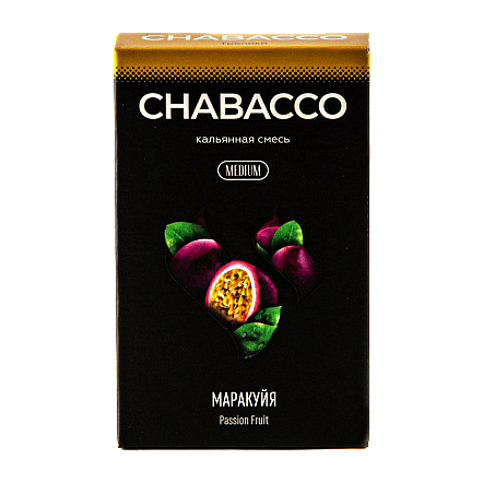 Смесь Chabacco MEDIUM - Passion Fruit (Маракуйя, 50 грамм) купить в Владивостоке