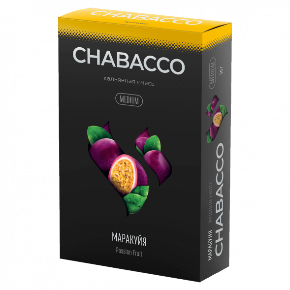 Смесь Chabacco MEDIUM - Passion Fruit (Маракуйя, 50 грамм) купить в Владивостоке