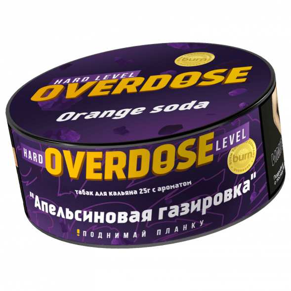 Табак Overdose - Orange Soda (Апельсиновая Газировка, 25 грамм) купить в Владивостоке