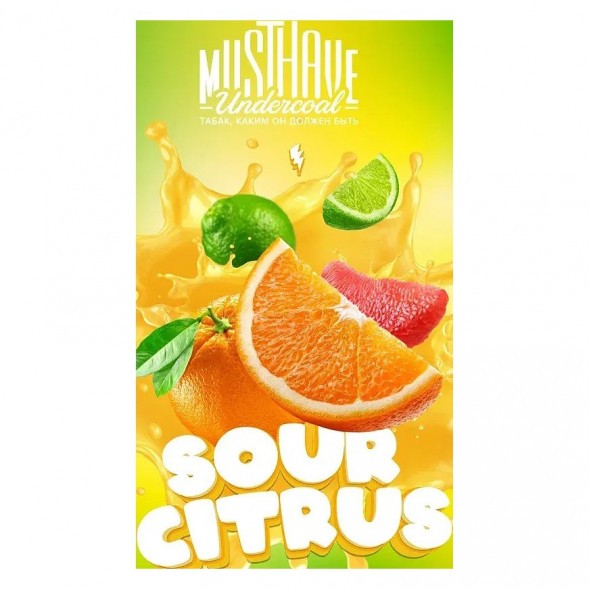 Табак Must Have - Sour Citrus (Кислый Цитрус, 25 грамм) купить в Владивостоке