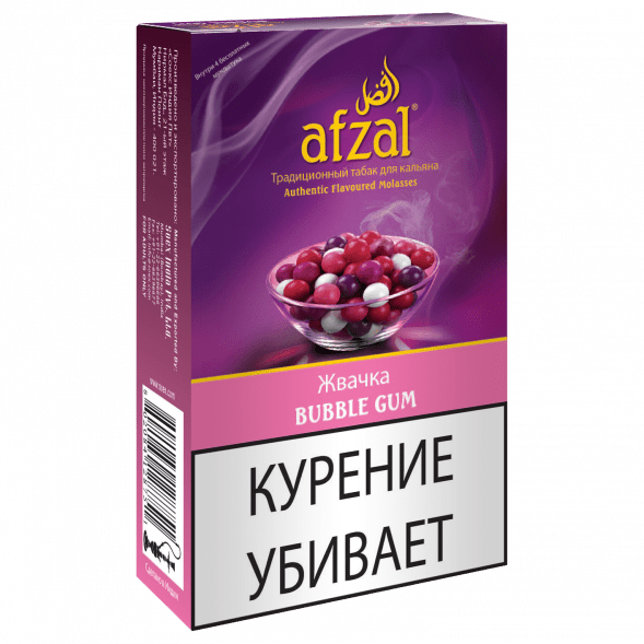 Табак Afzal - Bubble Gum (Жевательная Резинка, 40 грамм) купить в Владивостоке