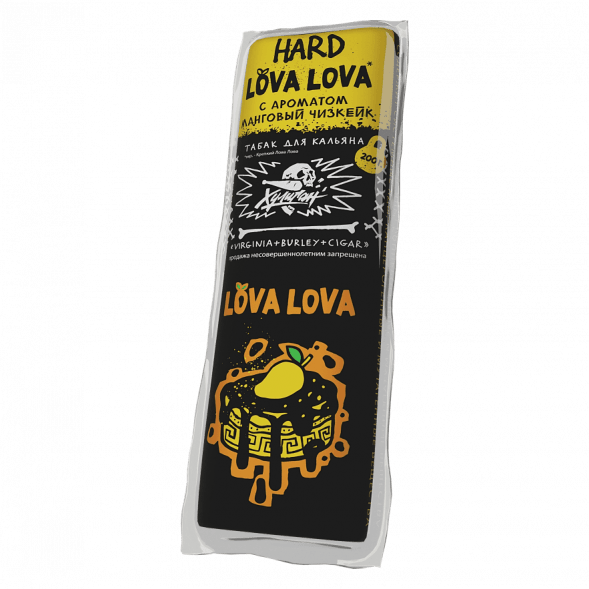 Табак Хулиган Hard - LOVA LOVA (Манговый Чизкейк, 200 грамм) купить в Владивостоке