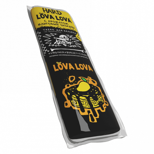 Табак Хулиган Hard - LOVA LOVA (Манговый Чизкейк, 200 грамм) купить в Владивостоке