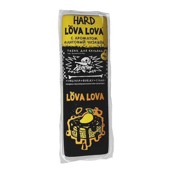 Табак Хулиган Hard - LOVA LOVA (Манговый Чизкейк, 200 грамм) купить в Владивостоке