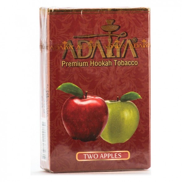 Табак Adalya - Two Apples (Двойное Яблоко, 50 грамм, Акциз) купить в Владивостоке
