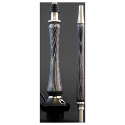 Кальян UNION - Sleek Standart Black Silver (Чёрный с Серебром, Без Колбы)
