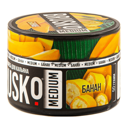 Смесь Brusko Medium - Банан (50 грамм) купить в Владивостоке