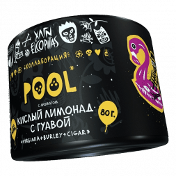 Табак Хулиган - POOL (Кислый Лимонад с Гуавой, 80 грамм)