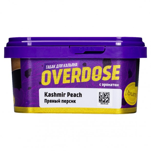 Табак Overdose - Kashmir Peach (Пряный Персик, 200 грамм) купить в Владивостоке